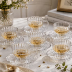 Glass Tea Cup & Saucer