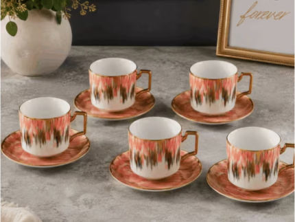 Ceramic Tea Cup & Saucer
