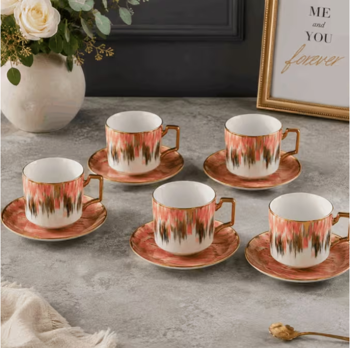 1 Ceramic Tea Cup & Saucer