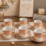 Ceramic Tea Cup & Saucer