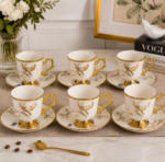 Ceramic Tea Cup & Saucer