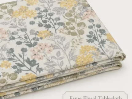 Floral Wipe Clean Tablecloth