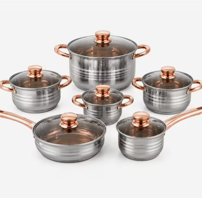 1 Stainless Steel Cookware Set
