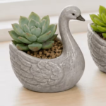 Decorative Swan Flower Pots