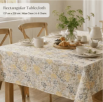 Floral Wipe Clean Tablecloth
