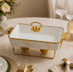 Ceramic Chafing Dish Set
