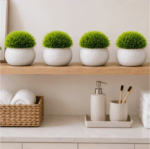 4PCS Artificial Grass Pots