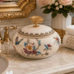 Dragonfly Porcelain Jewelry Box