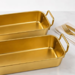 Gold Serving Trays Set