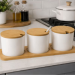 Ceramic Spice Jar Set