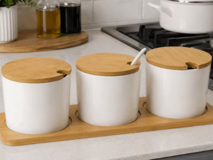 Ceramic Spice Jar Set