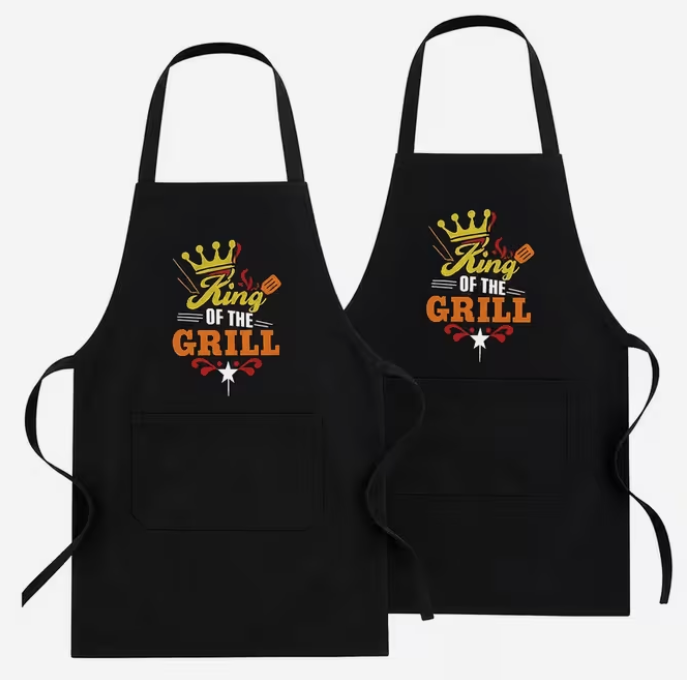 3 Unisex BBQ Cooking Aprons