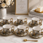 Ceramic Tea Cup & Saucer