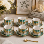 Ceramic Tea Cup & Saucer