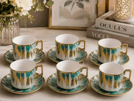 Ceramic Tea Cup & Saucer