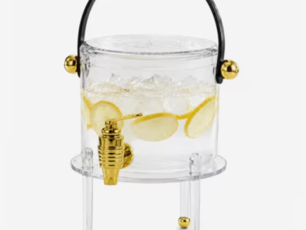 Clear Glass Drink Dispenser