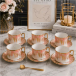 Ceramic Tea Cup & Saucer