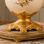 Baroque Floral Gold Vase