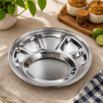 Stainless Steel Round Thali Plates