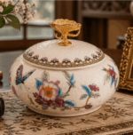 Dragonfly Porcelain Jewelry Box