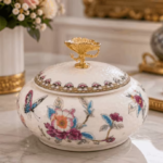 Dragonfly Porcelain Jewelry Box