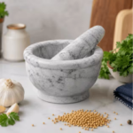 Marble Pestle and Mortar
