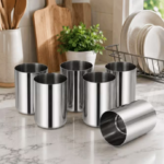 Stainless Steel Tumblers Set of 6
