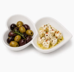 Double Compartment Serving Dishes