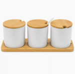 Ceramic Spice Jar Set