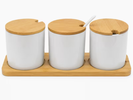 Ceramic Spice Jar Set