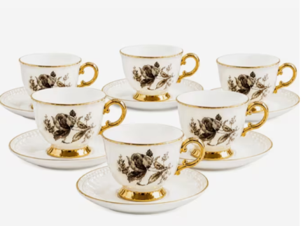 Vintage Floral Tea Set
