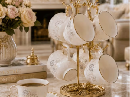 Floral Tea Cup Set