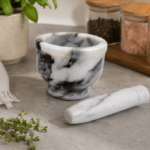 Marble Mortar and Pestle Set