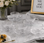Glass Tea Cup & Saucer