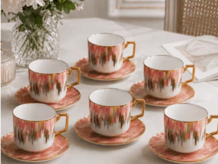Ceramic Tea Cup & Saucer