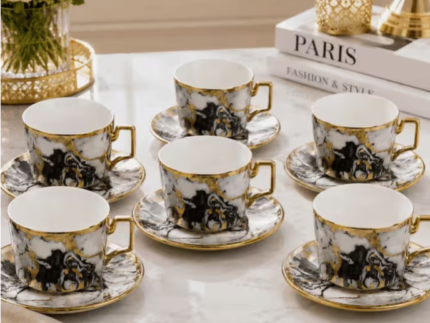 Ceramic Tea Cup & Saucer