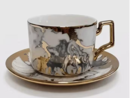 Ceramic Tea Cup & Saucer