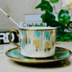 Ceramic Tea Cup & Saucer