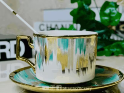 Ceramic Tea Cup & Saucer