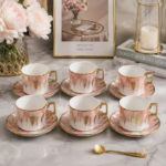 Ceramic Tea Cup & Saucer
