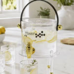 Clear Glass Drink Dispenser