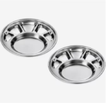 Stainless Steel Divided Dinner Tray Set