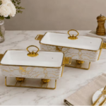 Ceramic Chafing Dish Set
