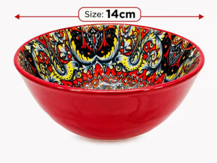 Claret Red Bowls