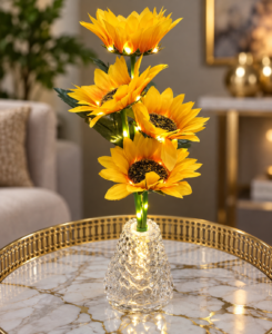 Sunflower LED Vase Lights, view 1