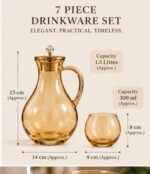 7-Piece Glass Pitcher