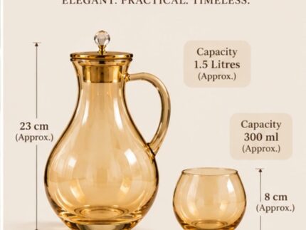 7-Piece Glass Pitcher