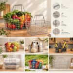 Stainless Steel Wire Shopping Baskets