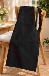 Black Kitchen Apron, view 6